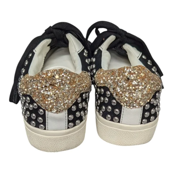NWOT Steve Madden Leopard and Studded Sneakers - Picture 4 of 8